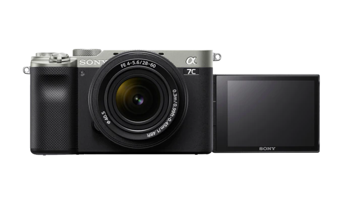 Sony Alpha 7c Compact Full-Frame Camera With 28-60mm Zoom Lens In Silver - ILCE7CL/S