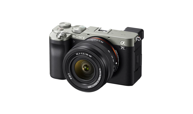 Sony Alpha 7c Compact Full-Frame Camera With 28-60mm Zoom Lens In Silver - ILCE7CL/S
