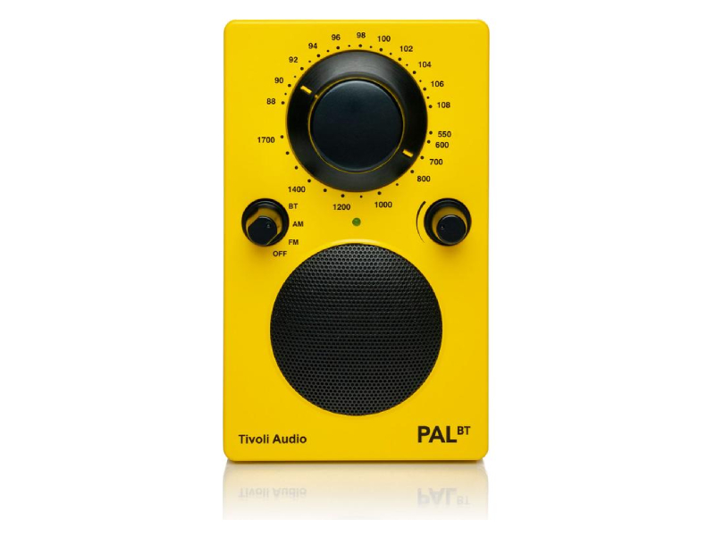 Tivoli Audio PAL BT Bluetooth AM/FM Portable Radio In Yellow - PALBTYELLOW