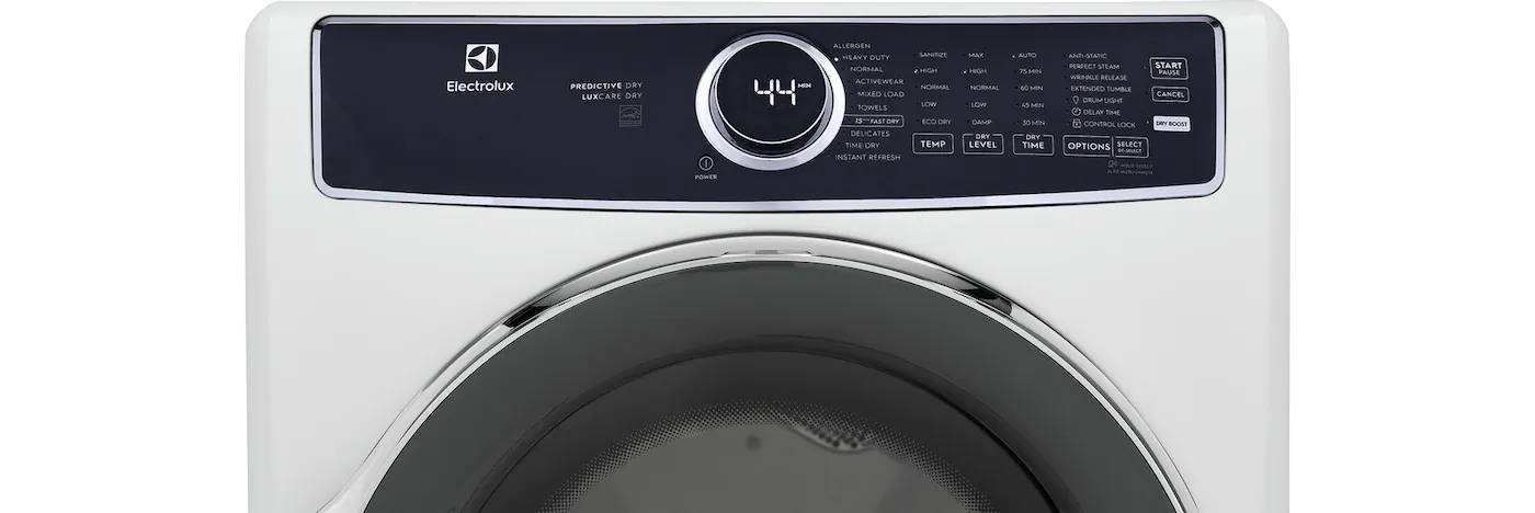 27" Electrolux 8.0 Cu. Ft. Front Load Gas Dryer in White - ELFG7537AW