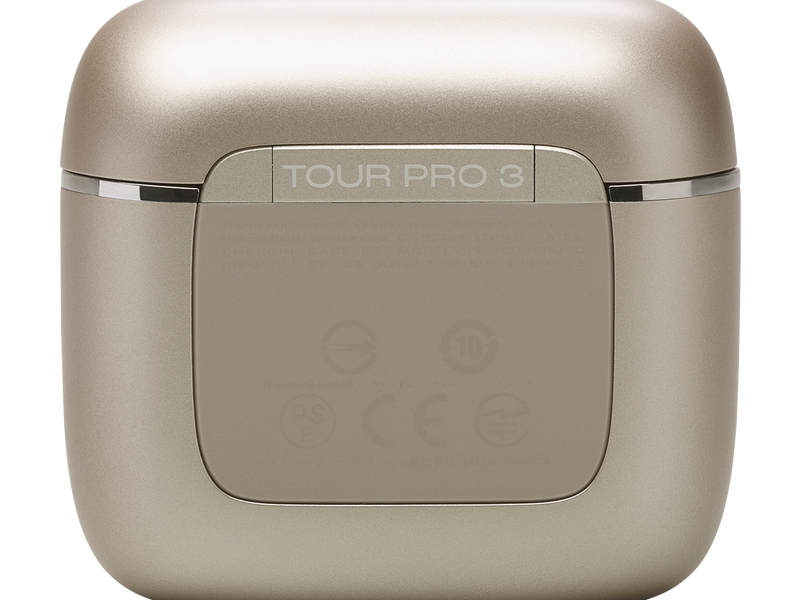 JBL Tour Pro 3 True Wireless Noise Cancelling Earbuds with Smart Charging Case in Latte - JBLTOURPRO3LTTAM