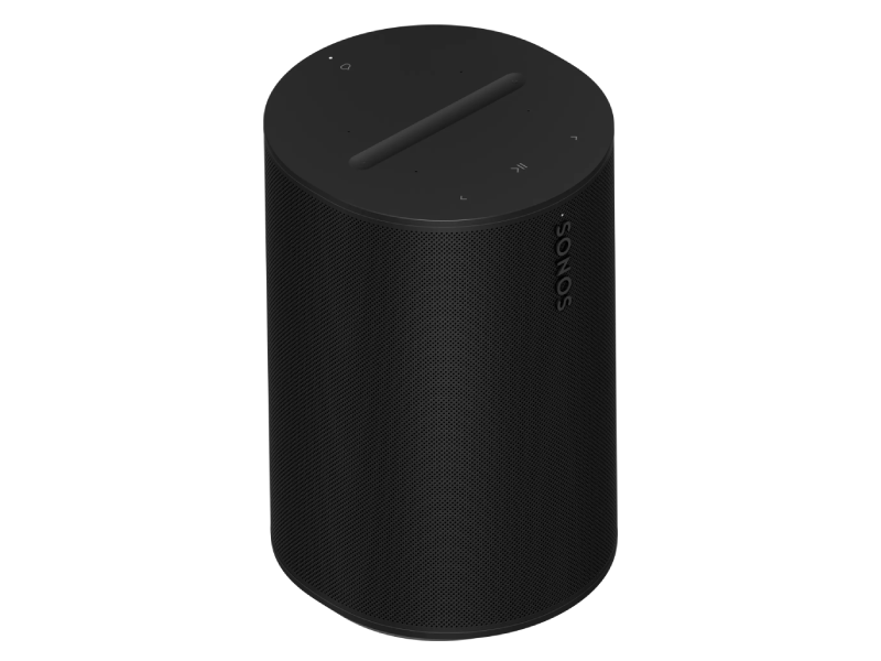 Sonos Next-Gen Acoustics and Connectivity Stereo Speaker with Voice Enabled WiFi and Bluetooth in Black - Era 100 (B)