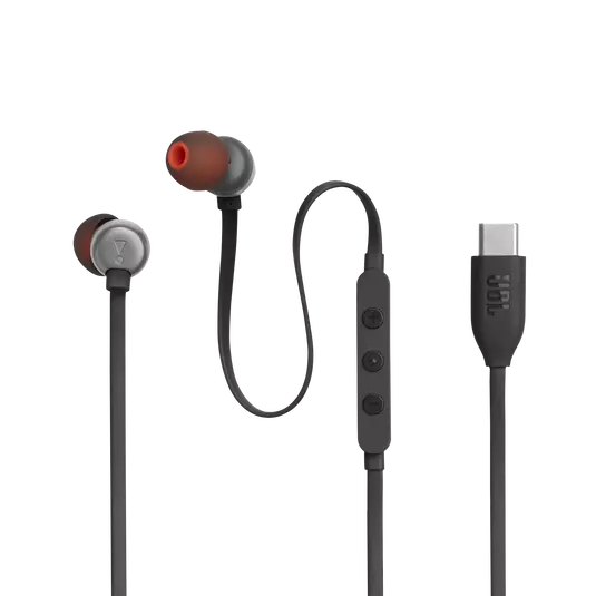 JBL Tune 310C Wired In-Ear USB-C Headphone in Black - JBLT310CBLKAM
