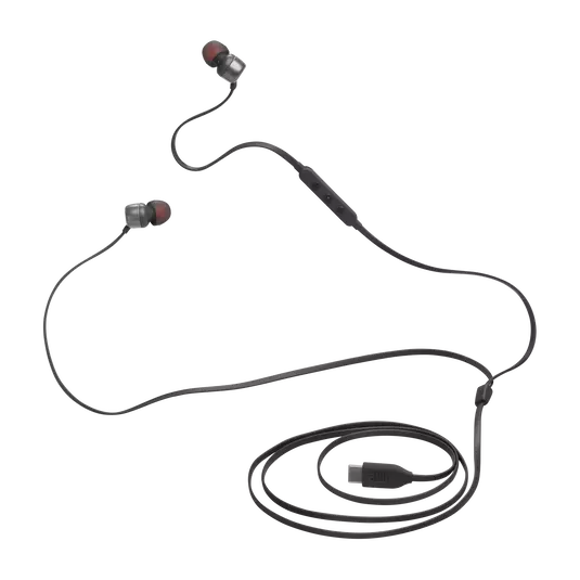 JBL Tune 310C Wired In-Ear USB-C Headphone in Black - JBLT310CBLKAM