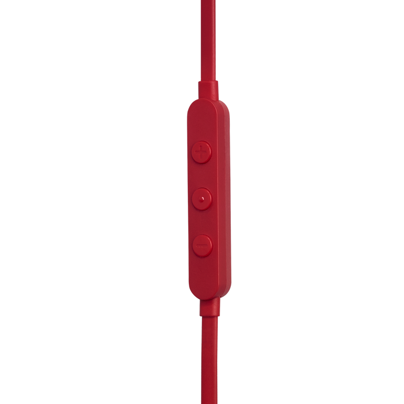 JBL Tune 310C USB In-Ear Headphones with Hi-Res Audio in Red - JBLT310CREDAM