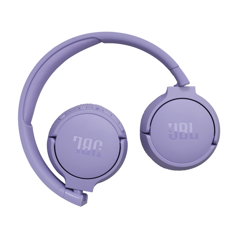 JBL Tune 670NC Adaptive Noise Cancelling Wireless On-Ear Headphones in Purple - JBLT670NCPURAM