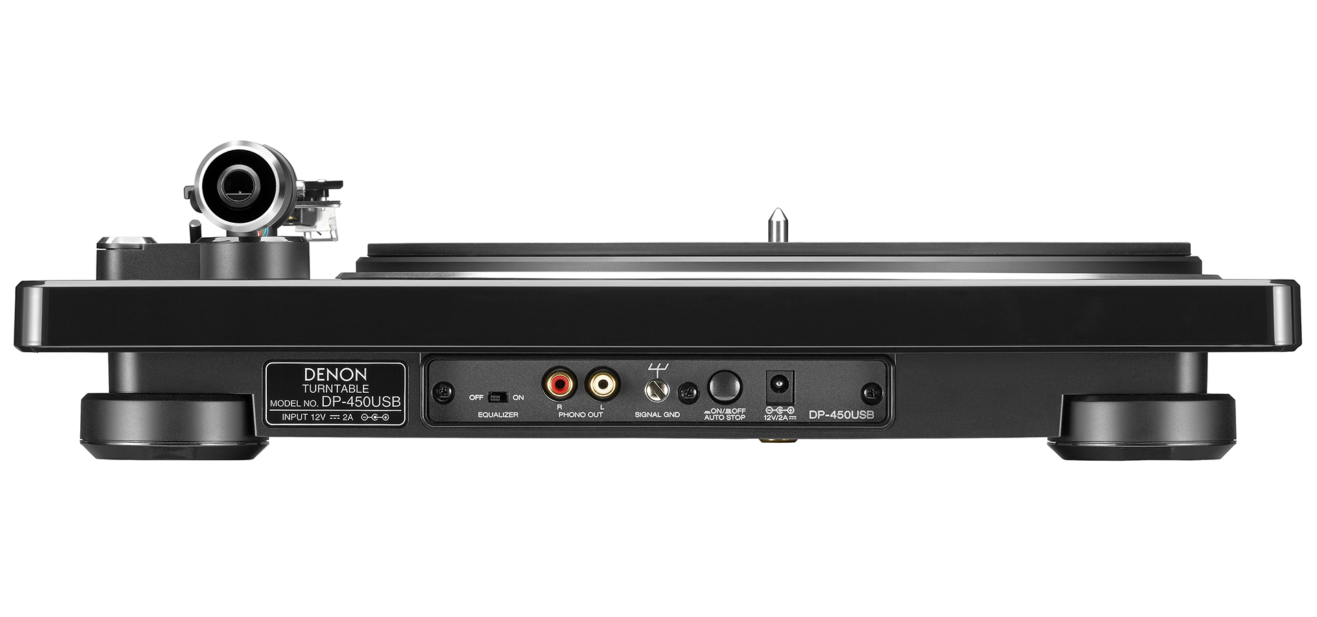 Denon Hi-Fi Turntable with USB - DP450USBBKEM