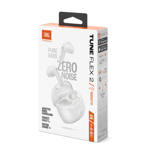 JBL Tune Flex 2 True Wireless Noise Cancelling Earbuds - JBLTFLEX2WHTAM