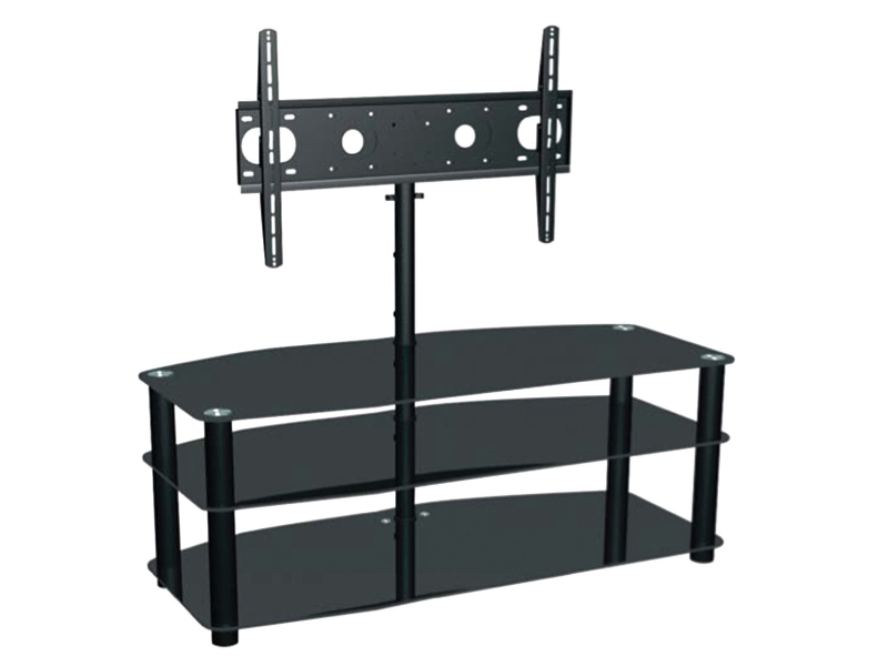 Sonora 175 Series Pedestal Stand With Metal And Glass - 175PE352-D-N