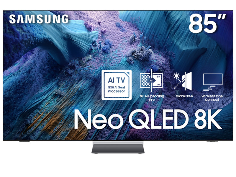 85" Samsung QN85QN990FFXZC Neo QLED 8K Vision AI Smart TV (2025)