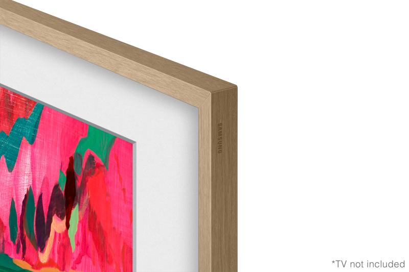 75" Samsung The Frame Customizable Bezel Modern Teak - VG-SCFF75TKBZA