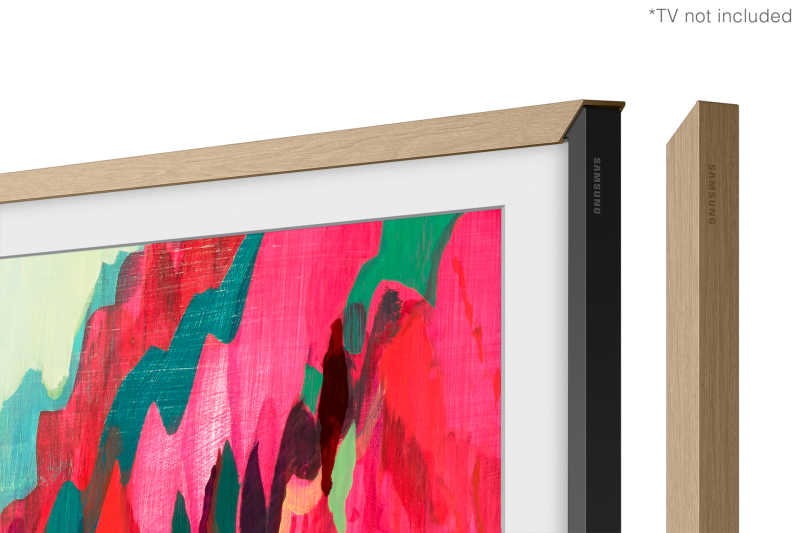 75" Samsung The Frame Customizable Bezel Modern Teak - VG-SCFF75TKBZA