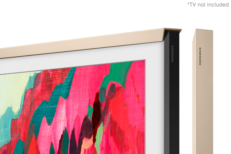 75" Samsung The Frame Customizable Bezel Sand Gold Metal -  VG-SCFF75SGMZA