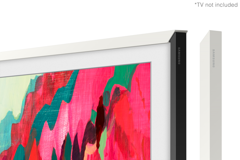 75" Samsung The Frame Customizable Bezel Modern White - VG-SCFF75WTBZA