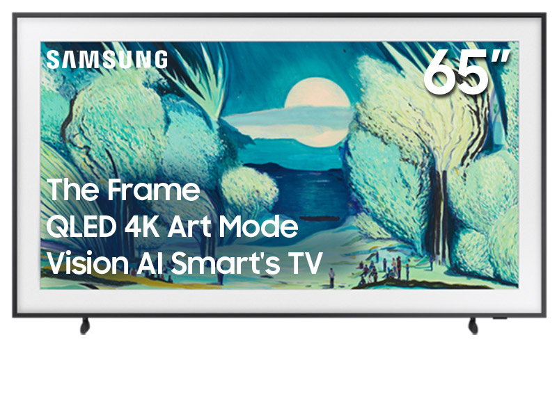 65" Samsung QN65LS03FAFXZC The Frame QLED 4K Art Mode Vision AI Smart TV (2025)