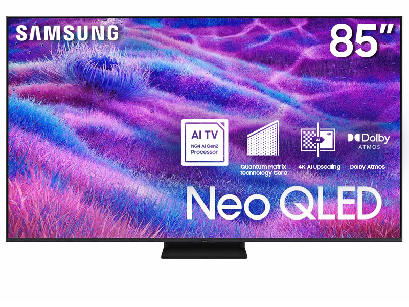 85" Samsung QN85QN80FAFXZC Neo QLED 4K Vision AI Smart TV (2025)