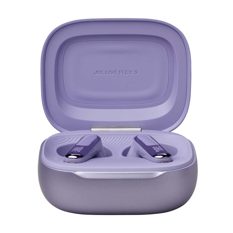 JBL Live Flex 3 True Wireless Noise-Cancelling Earbuds in Purple - JBLLIVEFLEX3PURAM