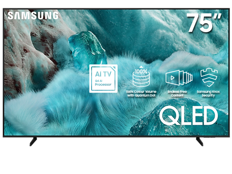 75" Samsung QN75Q7FAAFXZC QLED 4K Vision AI Smart TV (2025)