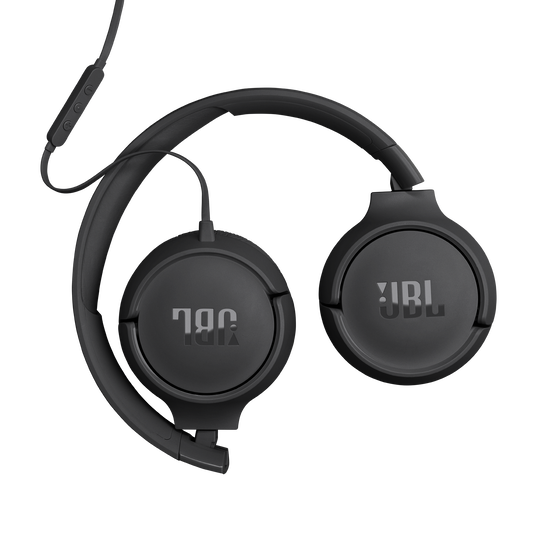 JBL Tune 520C USB-C On Ear Wired Headphones - JBLT520CBLKAM