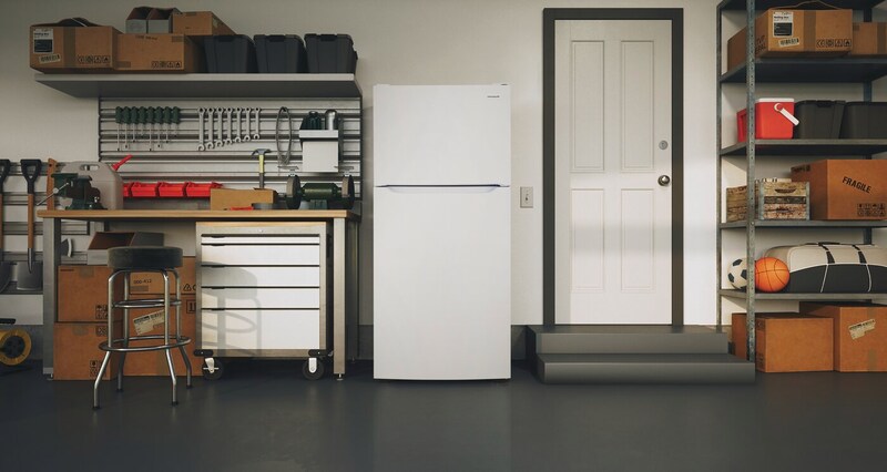 30" Frigidaire 18 Cu. Ft. Garage Ready Top Freezer Refrigerator - FRTE1835AW