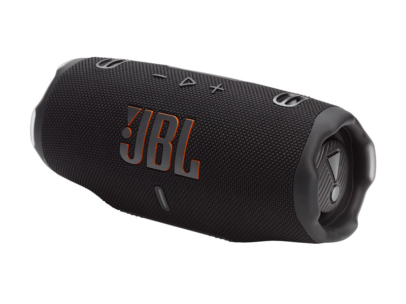 JBL Charge 6 Portable Speaker with AI Sound Boost in Black - JBLCHARGE6BLKAM