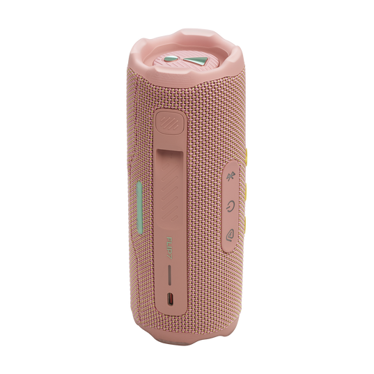 JBL Flip 7 Waterproof Portable Speaker in Pink - JBLFLIP7PINKAM