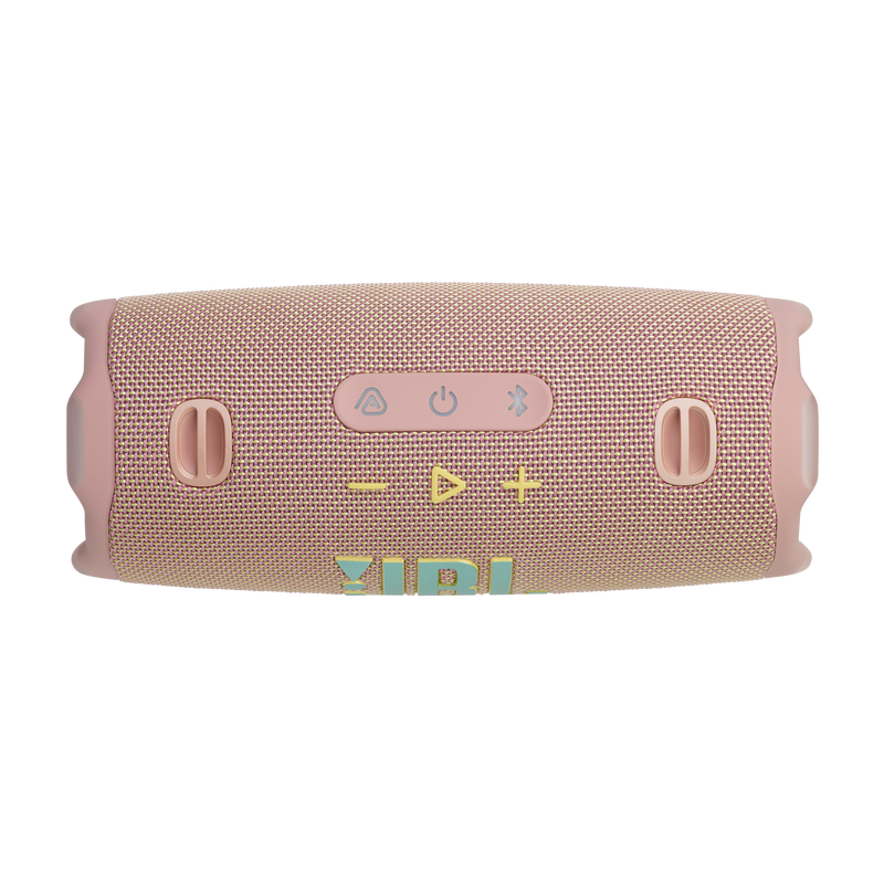 JBL Charge 6 Portable Speaker with AI Sound Boost in Pink - JBLCHARGE6PINKAM