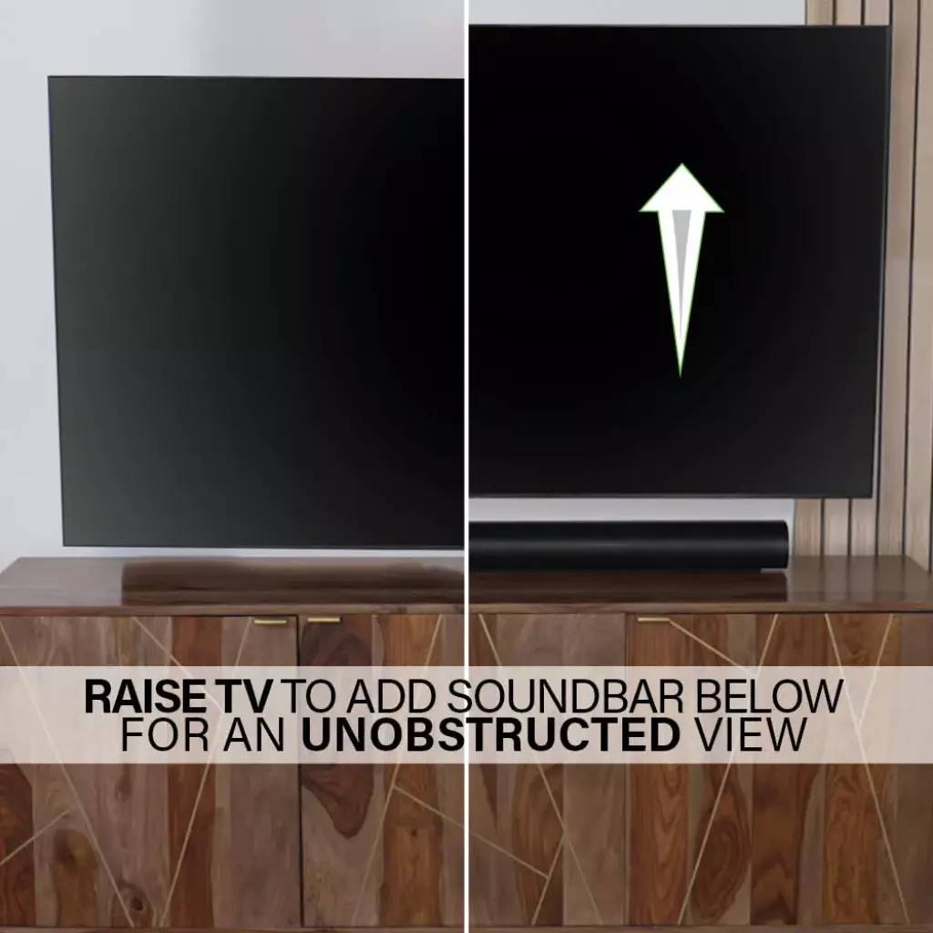 Sanus Advanced Full-Motion 4D + Shift Wall Mount for TVs 19"- 43" -  VSF817-B3
