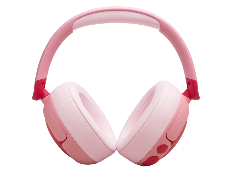 JBL Junior 470NC Wireless Over-Ear Noise-Cancelling Headphones in Pink - JBLJR470NCPIKAM