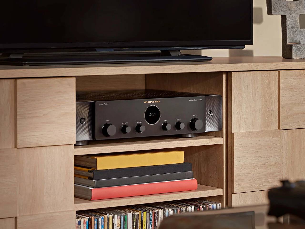 Marantz 75W Per Channel Stereo AV Receiver with 8K Video and Built-in Streaming - Stereo 70s