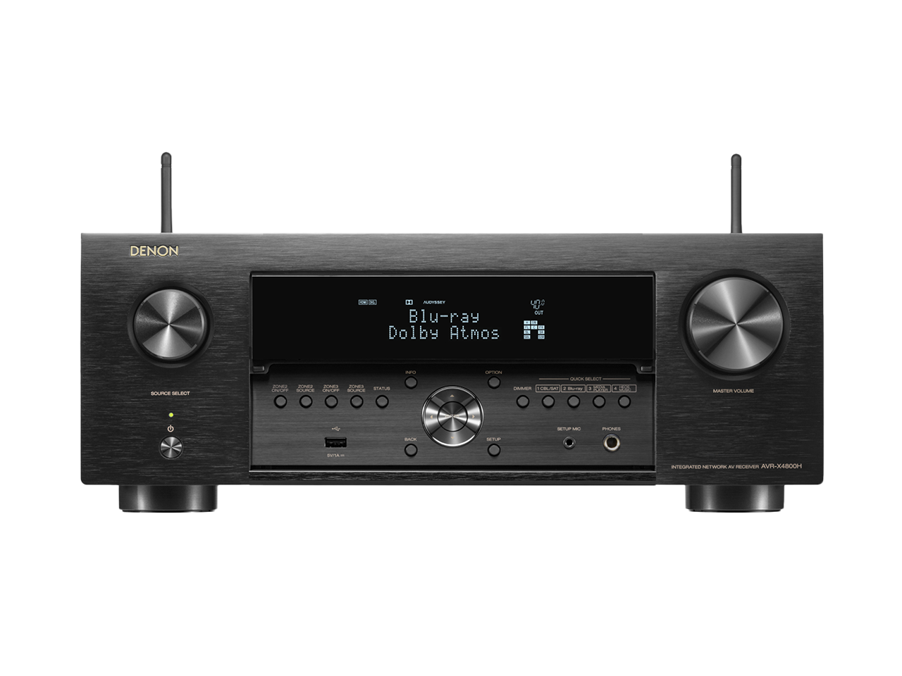 Denon 9.4 Channel 8K AV Receiver With Dolby Atmos DTS:X and Built-in HEOS - AVRX4800H