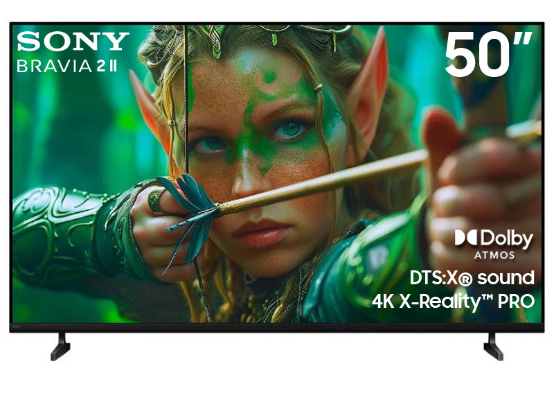 50" Sony K50S20M2 BRAVIA 2 II 4K Ultra HD Smart TV (2025)