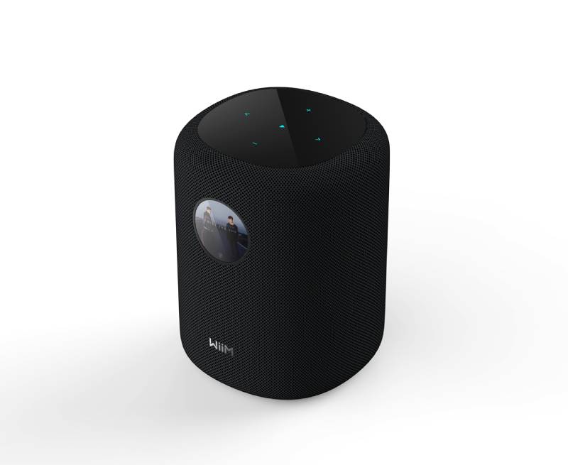 Wiim Sound 1.8" Round Touchscreen Smart AI RoomFit Speaker - WiiMSOUNDB