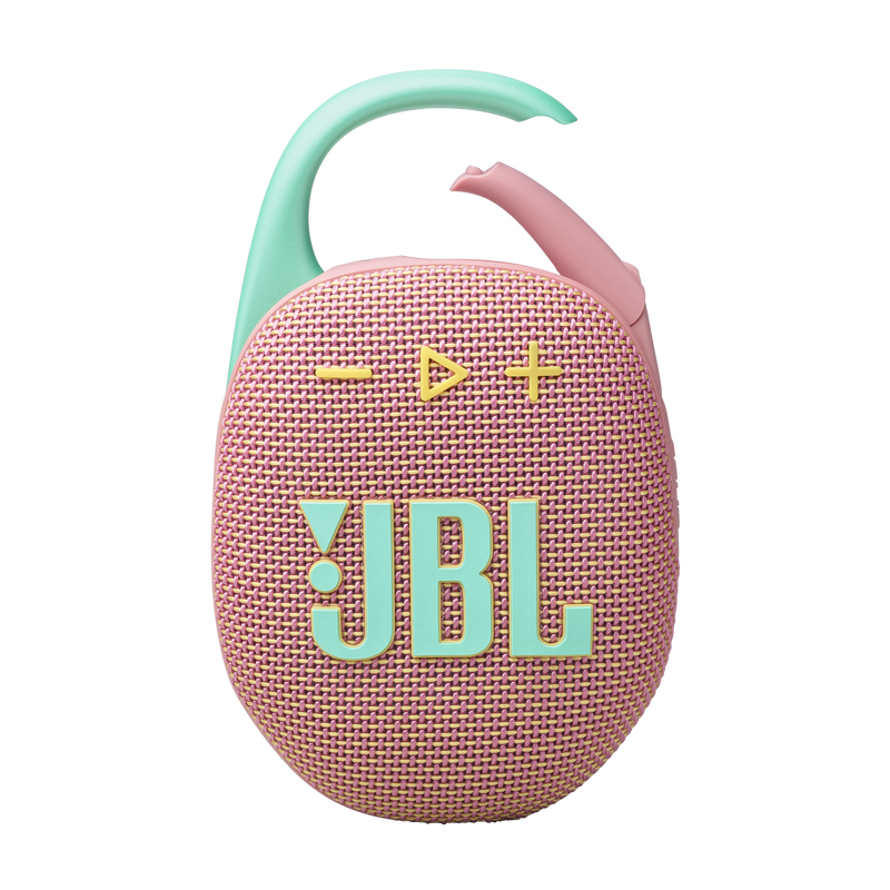JBL Clip 5 Ultra Portable Bluetooth Speaker in Pink - JBLCLIP5PINKAM