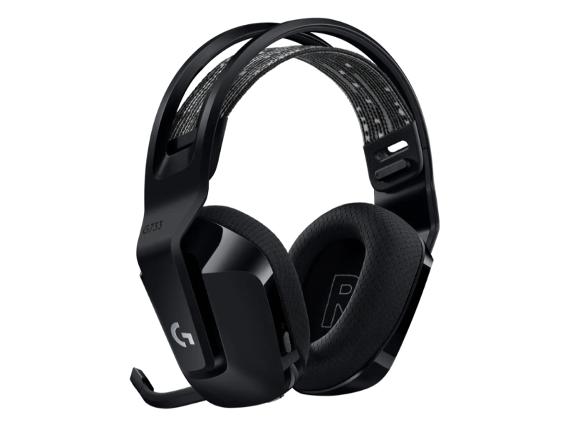 Logitech G Series LIGHTSPEED Wireless Gaming Headset with LIGHTSYNC RGB in Black - G733 (B)