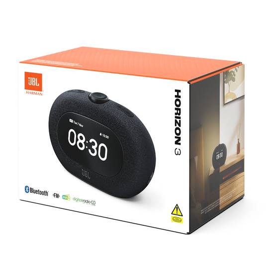 JBL Horizon 3 Bluetooth Clock Radio Speaker - JBLHORIZON3BLKAM