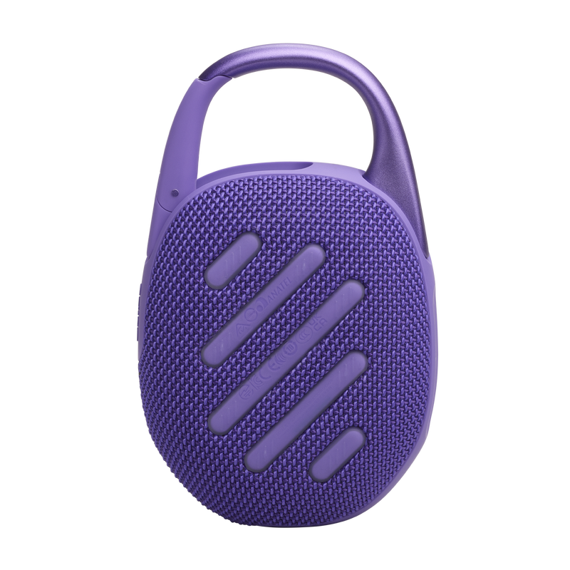 JBL Clip 5 Ultra Portable Bluetooth Speaker in Purple - JBLCLIP5PURAM