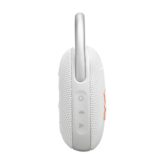 JBL Clip 5 Ultra Portable Bluetooth Speaker in White - JBLCLIP5WHTAM