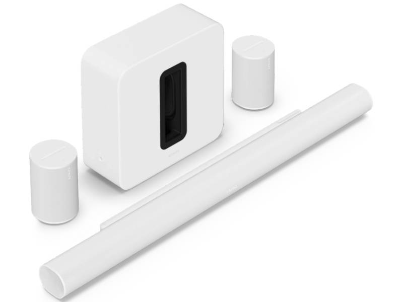 Sonos Premium Immersive Set with Arc Ultra - Arc Ultra + Sub 4 + 2x Era 100 (W)