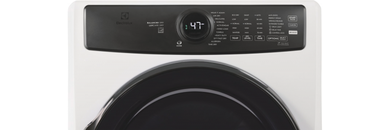 27" Electrolux 8.0 Cu. Ft. Front Load Perfect Steam Gas Dryer - ELFG7738MW