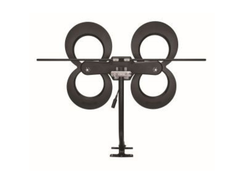Antennas Direct ClearStream 4MAX UHF VHF Indoor Outdoor HD TV Antenna with 20-inch Mast - C4-MVJ-CN