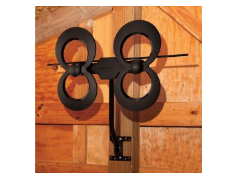 Antennas Direct ClearStream 4MAX UHF VHF Indoor Outdoor HD TV Antenna with 20-inch Mast - C4-MVJ-CN