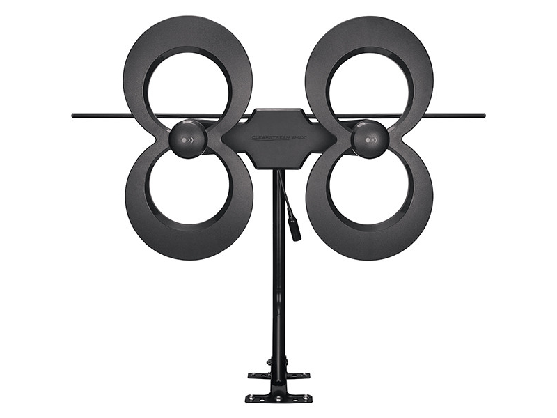 Antennas Direct ClearStream 4MAX UHF VHF Indoor Outdoor HD TV Antenna with 20-inch Mast - C4-MVJ-CN