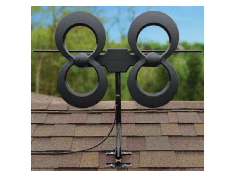 Antennas Direct ClearStream 4MAX UHF VHF Indoor Outdoor HD TV Antenna with 20-inch Mast - C4-MVJ-CN