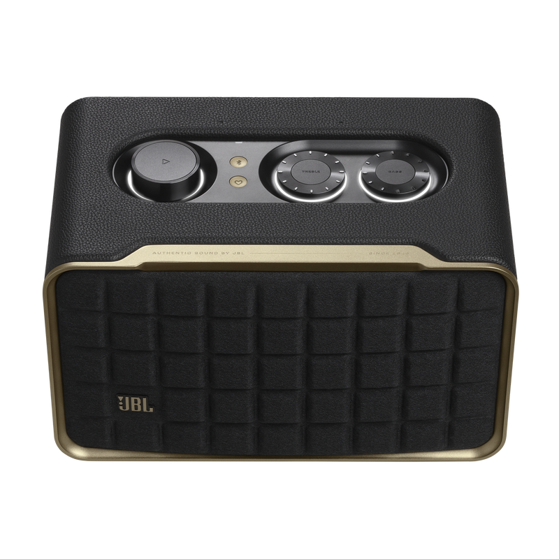 JBL Authentics 200 Smart Home Speaker with Voice Assistants in Retro Design - JBLAUTH200BLKAM