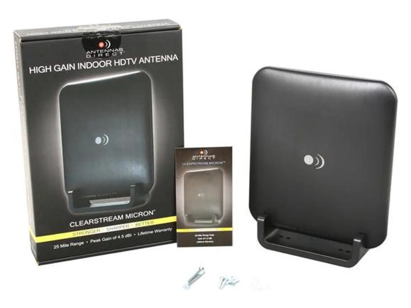 Antennas Direct ClearStream Micron HDTV Indoor Antenna 25+ Mile Range - CSM1-XG-CN