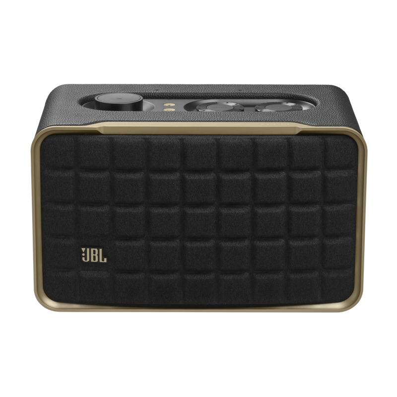 JBL Authentics 200 Smart Home Speaker with Voice Assistants in Retro Design - JBLAUTH200BLKAM