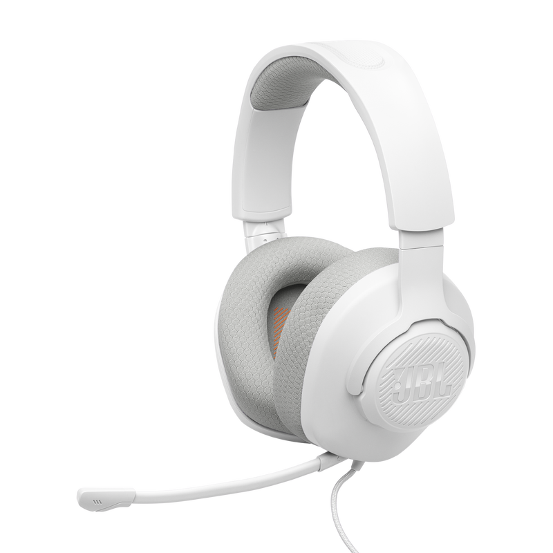 JBL Quantum 100M2 Wired Over-Ear Gaming Headset - JBLQTUM100M2WHTAM