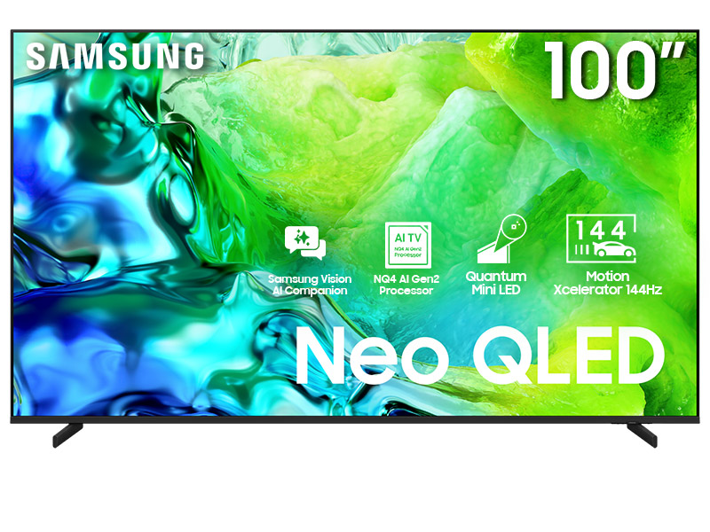 100" Samsung QN100QN80HFXZC Neo QLED 4K Vision AI Smart TV (2026)