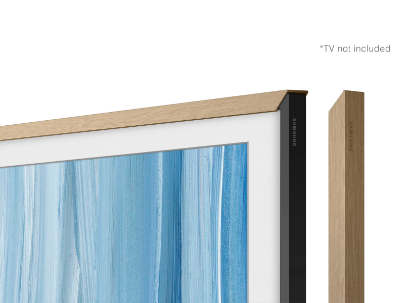 85" Samsung The Frame Customizable Bezel in Modern Teak - VG-SCFH85TKBZA